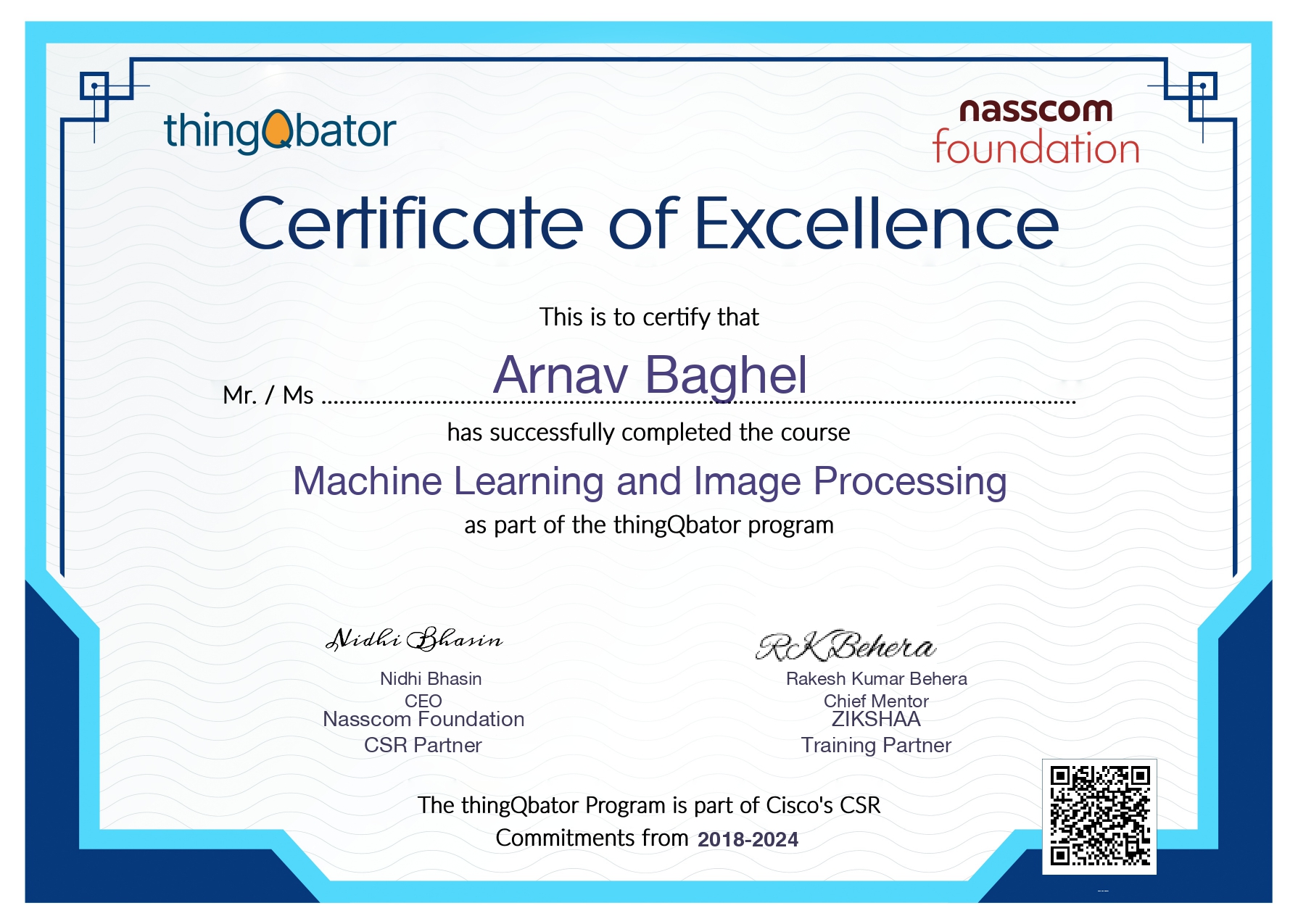 Certificate 8